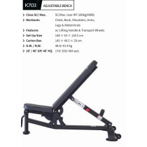 Ghế tập tạ tay điều chỉnh đa năng KPOWER K703