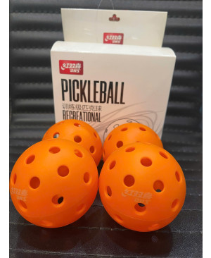 Quả bóng Tập luyện Pickle ball  DHS PK40A2(1 Hộp 4 Qủa) màu cam 40 lỗ