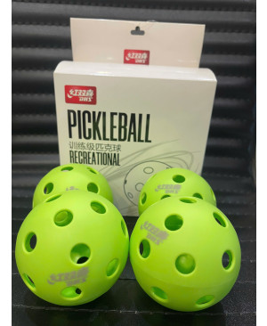 Quả bóng Tập luyện Pickle ball  DHS PK40A1 ( 1 Hộp 4 Qủa) màu xạnh 40 lỗ