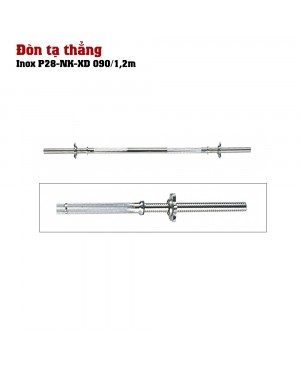 Đòn tạ thẳng Inox P28-XD090-120 (120cm)