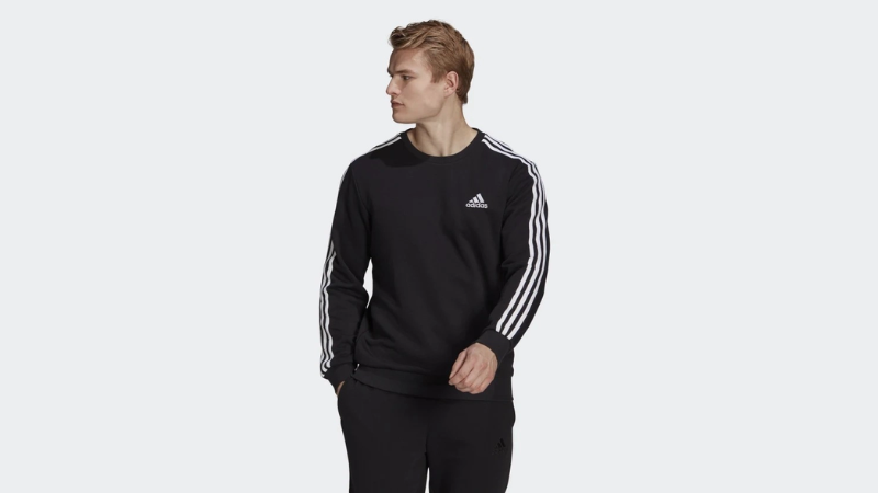Bộ Adidas Essentials French Terry 3-Stripes Crewneck Sweatshirt & Pants Men's